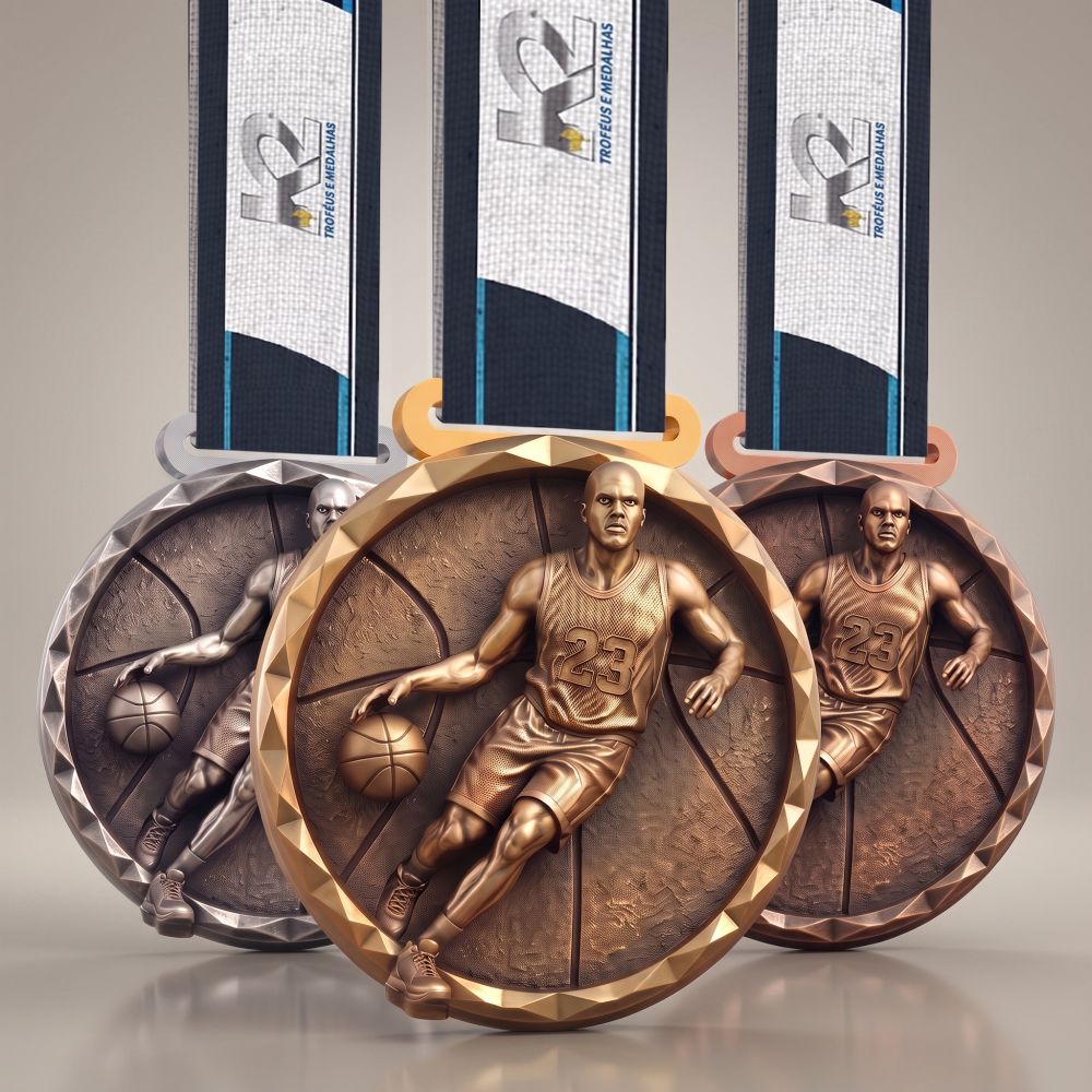Medalha Basquete 020