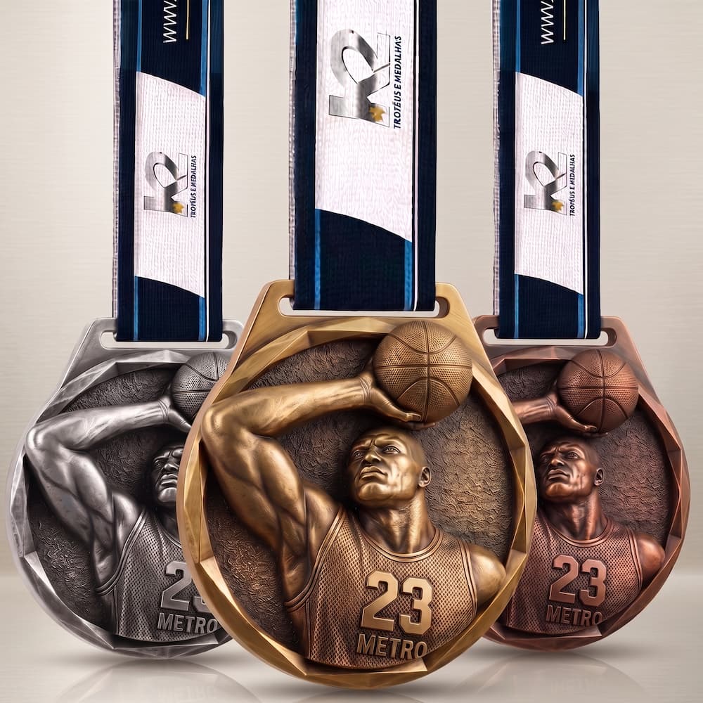 Medalha Basquete 010