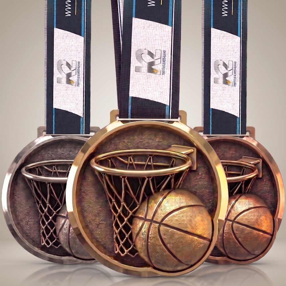 Medalha Basquete 050